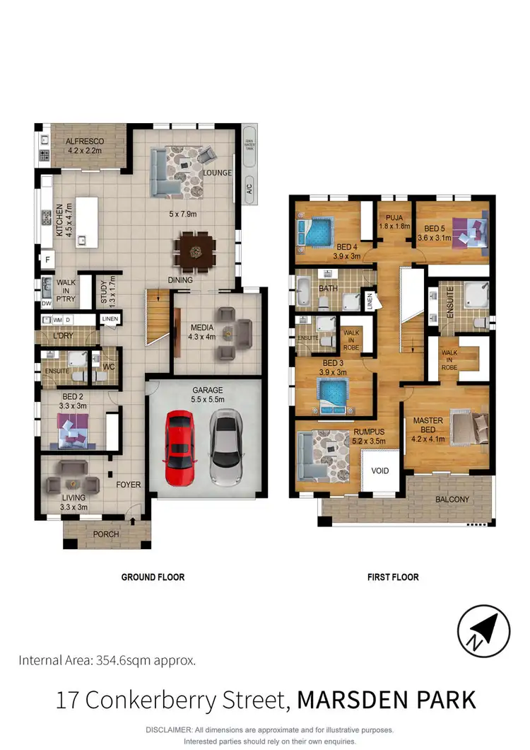 Floorplan of Homely house listing, 17 Conkerberry Street, Marsden Park NSW 2765