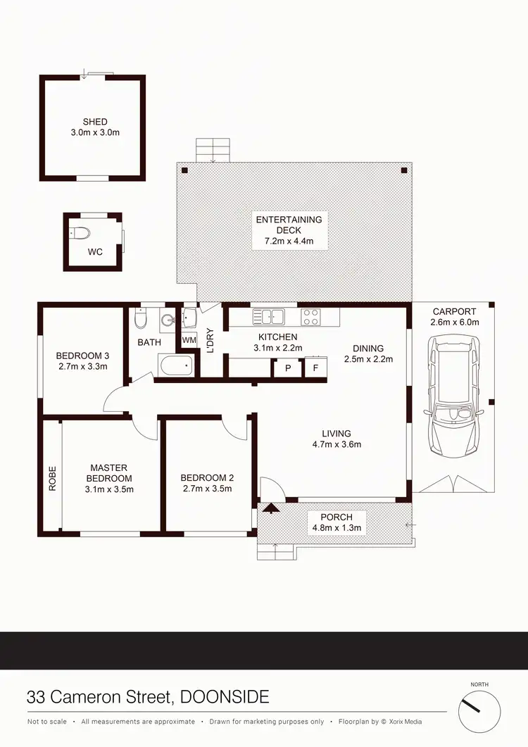 Floorplan of Homely house listing, 33 Cameron Street, Doonside NSW 2767