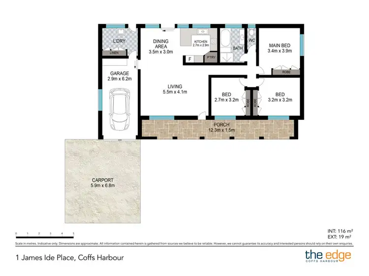 Floorplan of Homely house listing, 1 James Ide Place, Coffs Harbour NSW 2450