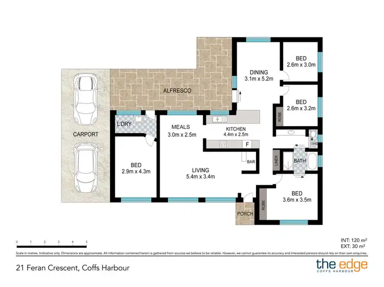 Floorplan of Homely house listing, 21 Feran Crescent, Coffs Harbour NSW 2450