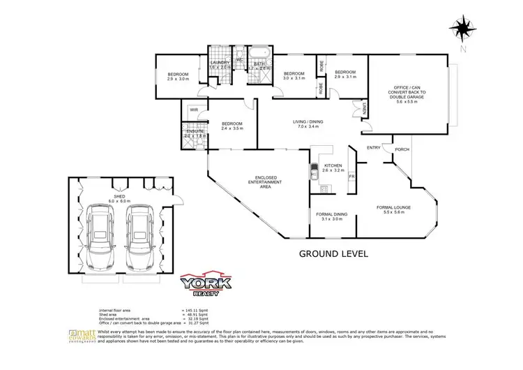 Floorplan of Homely house listing, 2 Tess Close, Middle Ridge QLD 4350