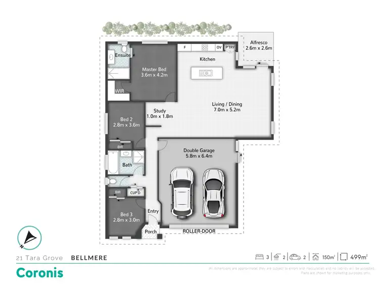 Floorplan of Homely house listing, 21 Tara Grove, Bellmere QLD 4510