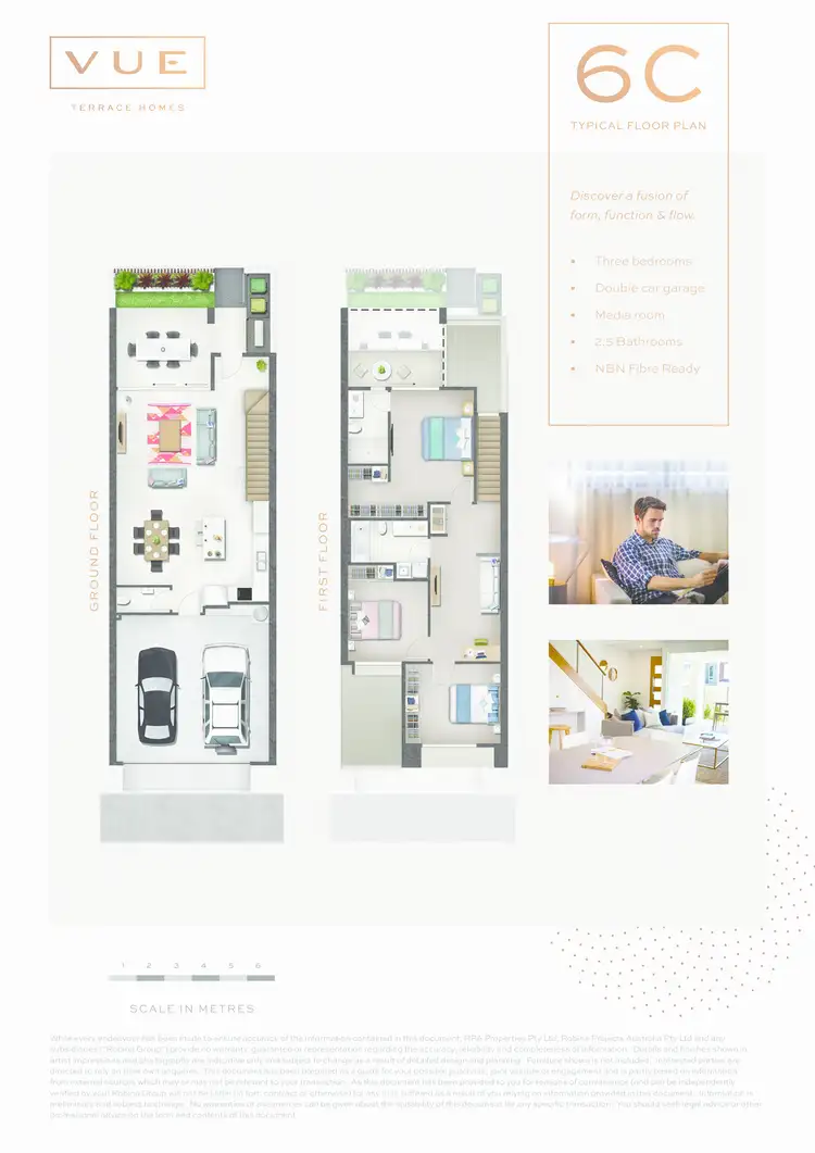 Floorplan of Homely townhouse listing, 278/1 Vue Boulevard, Robina QLD 4226