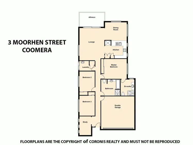 Floorplan of Homely house listing, 3 Moorhen Street, Coomera QLD 4209
