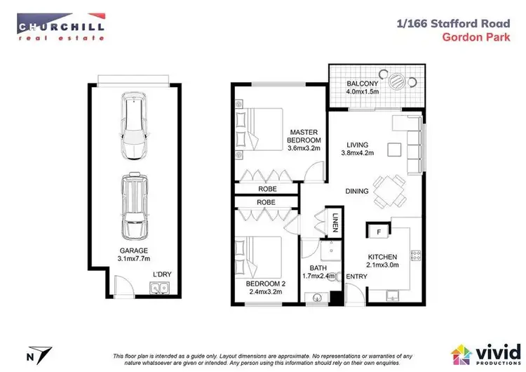 Floorplan of Homely unit listing, 1/166 Stafford Road, Gordon Park QLD 4031