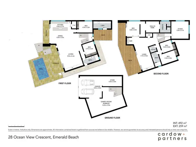 Floorplan of Homely house listing, 28 Ocean View Crescent, Emerald Beach NSW 2456