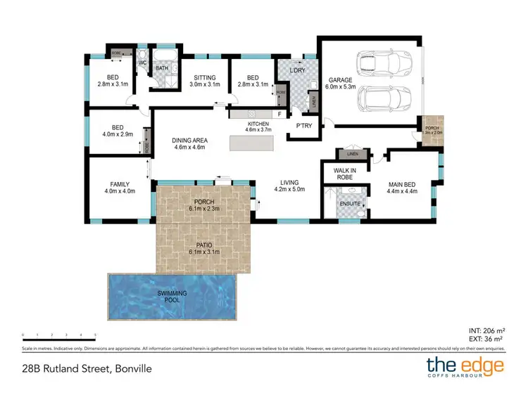 Floorplan of Homely house listing, 28b Rutland Street, Bonville NSW 2450