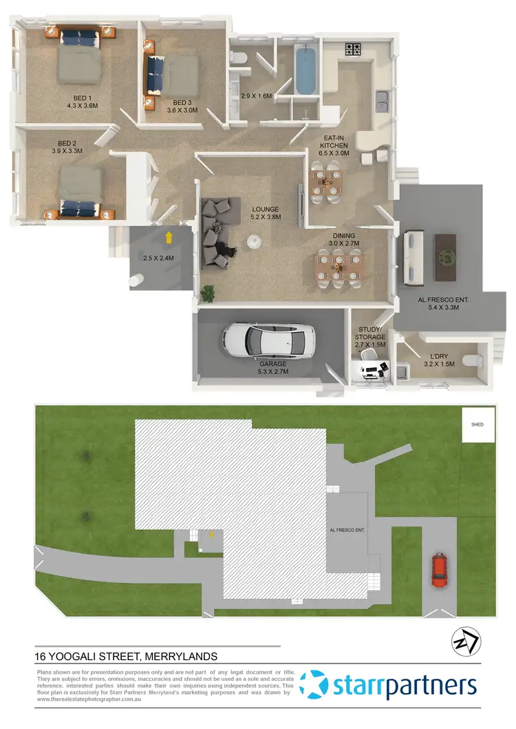 Floorplan of Homely house listing, 16 Yoogali Street, Merrylands NSW 2160