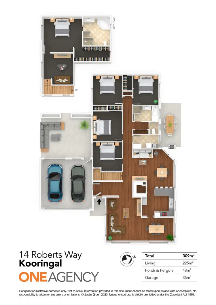 Floorplan of Homely house listing, 14 ROBERTS WAY, Kooringal NSW 2650