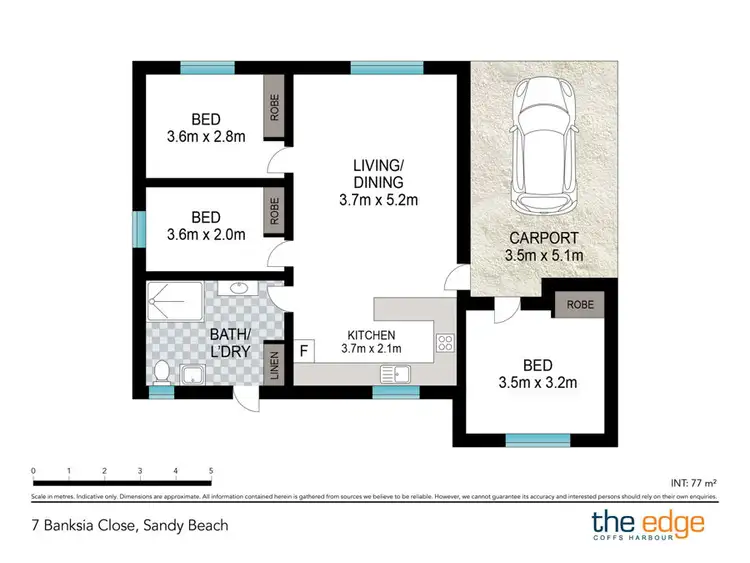Floorplan of Homely house listing, 7 Banksia Close, Sandy Beach NSW 2456