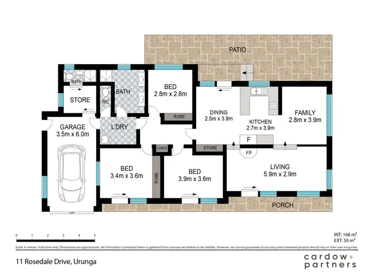 Floorplan of Homely house listing, 11 Rosedale Drive, Urunga NSW 2455