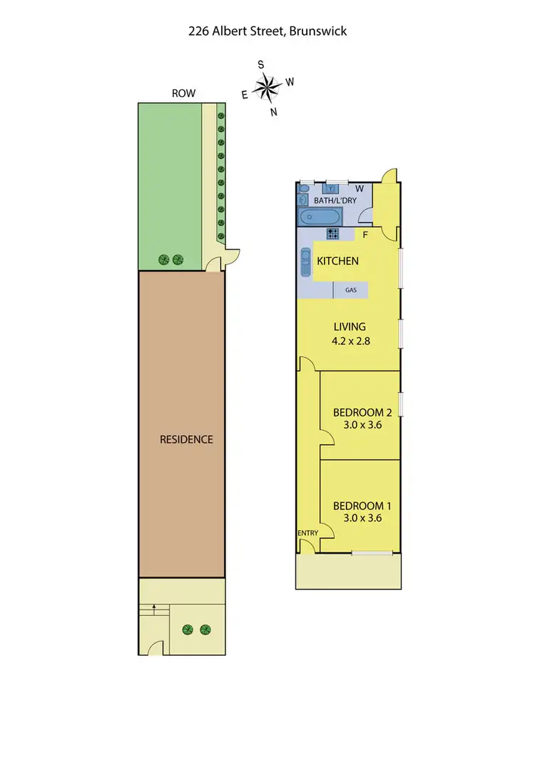 Floorplan of Homely house listing, 226 Albert Street, Brunswick VIC 3056