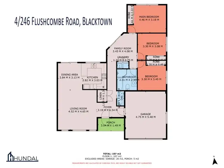 Floorplan of Homely house listing, 4/246 Flushcombe Road, Blacktown NSW 2148
