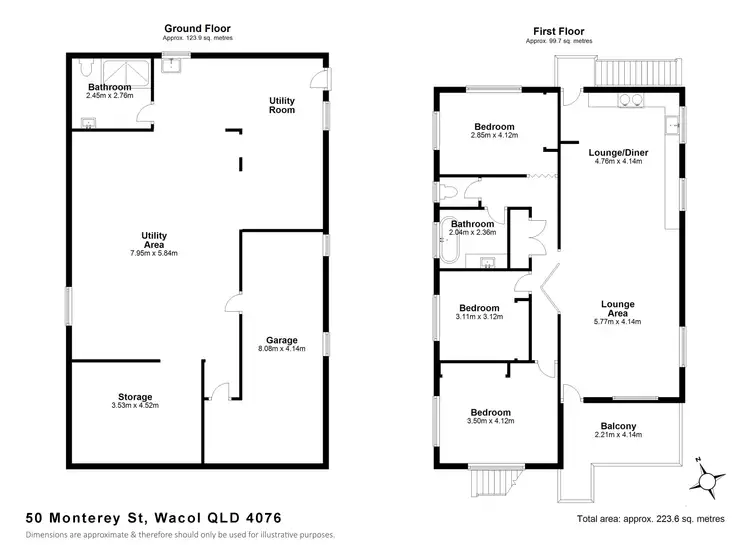 Floorplan of Homely house listing, 50 Monterey St, Wacol QLD 4076