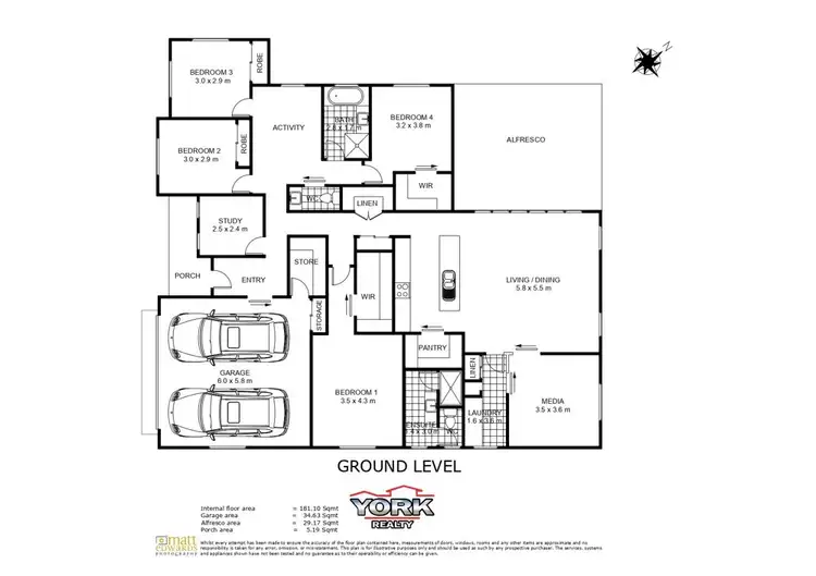 Floorplan of Homely house listing, 36 Webcke Crescent, Kleinton QLD 4352