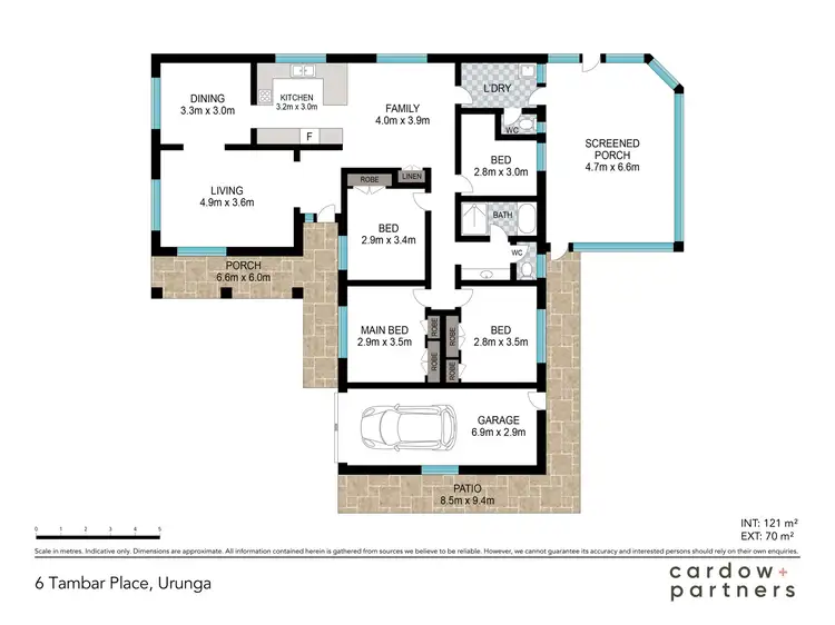 Floorplan of Homely house listing, 6 Tambar Place, Urunga NSW 2455