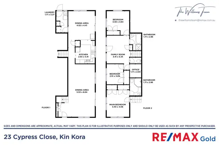 Floorplan of Homely house listing, 23 Cypress Close, Kin Kora QLD 4680