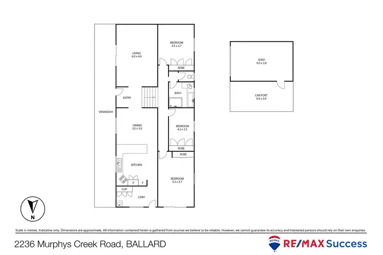 Floorplan of Homely house listing, 2236 Murphys Creek Road, Ballard QLD 4352