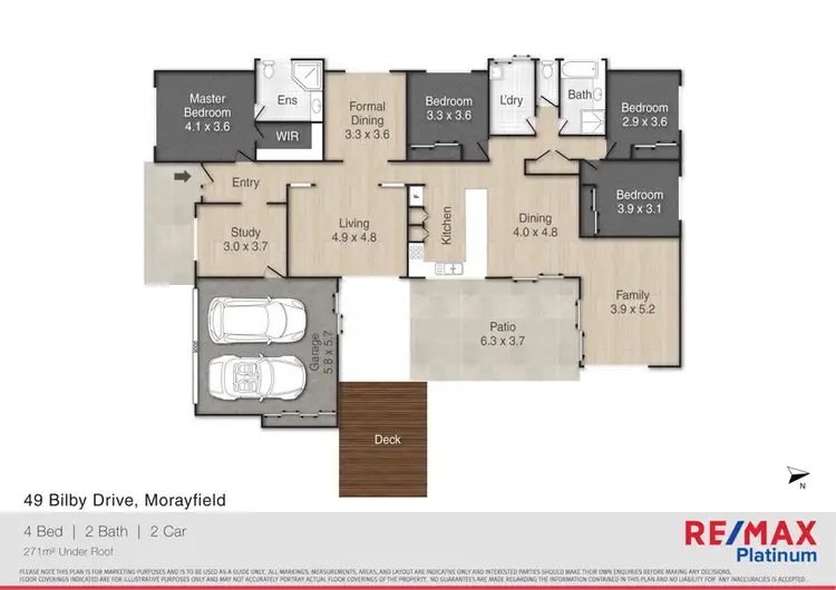 Floorplan of Homely house listing, 49 Bilby Drive, Morayfield QLD 4506