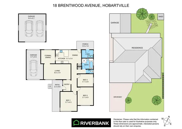 Floorplan of Homely house listing, 18 Brentwood Avenue, Hobartville NSW 2753