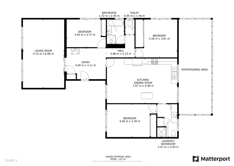 Floorplan of Homely house listing, 83 Russell Street, Deniliquin NSW 2710