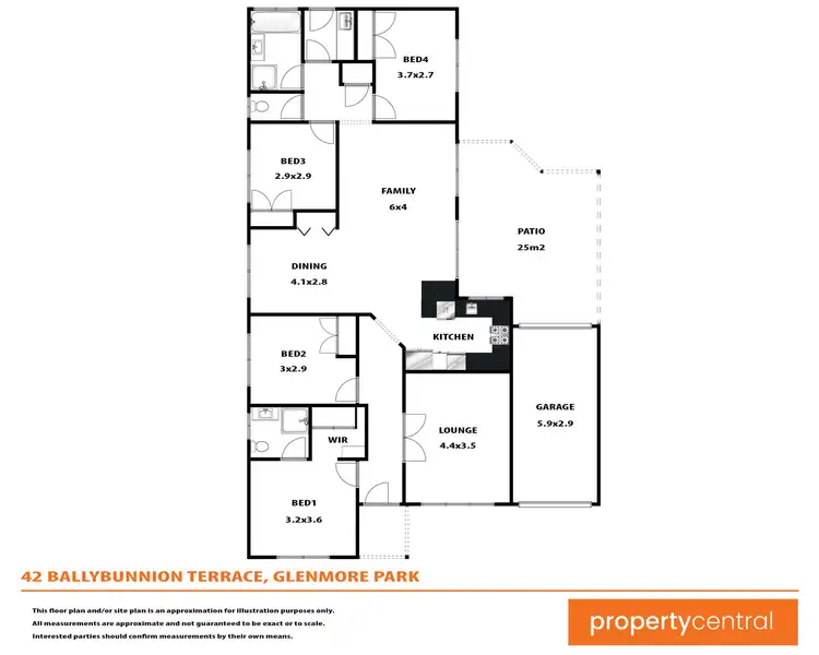 Floorplan of Homely house listing, 42 Ballybunnion Terrace, Glenmore Park NSW 2745