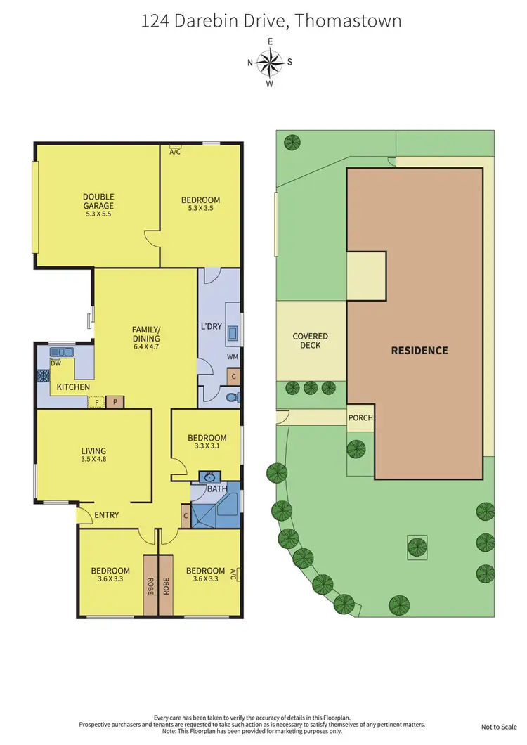 Floorplan of Homely house listing, 124 Darebin Drive, Thomastown VIC 3074