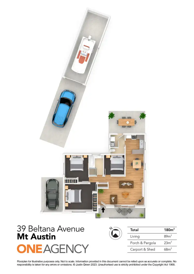 Floorplan of Homely house listing, 39 BELTANA AVENUE, Mount Austin NSW 2650