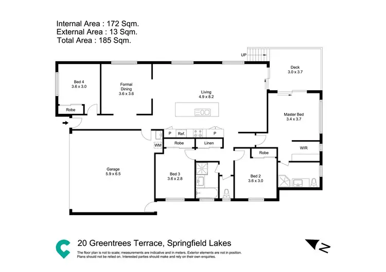 Floorplan of Homely house listing, 20 Greentrees Terrace, Springfield Lakes QLD 4300