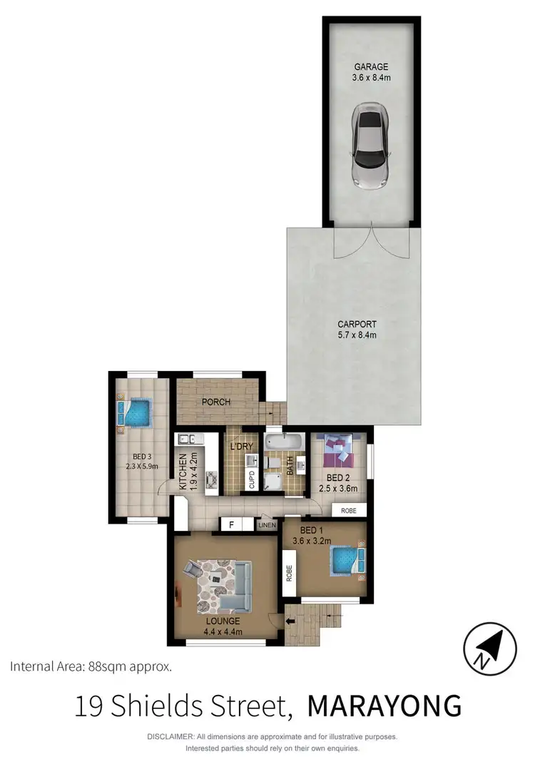 Floorplan of Homely house listing, 19 Shields Street, Marayong NSW 2148
