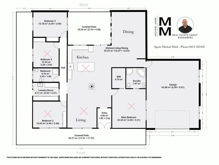 Floorplan of Homely rural property listing, 71 Buckholz Rd, Eureka QLD 4660