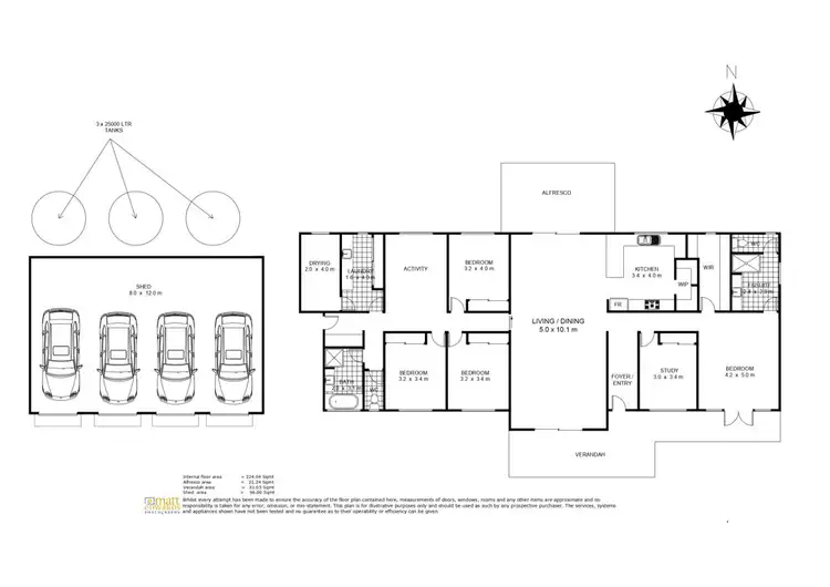 Floorplan of Homely house listing, 133 Leahy Road, Kleinton QLD 4352