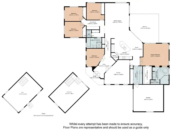 Floorplan of Homely house listing, 6 Equestrian Court, Highvale QLD 4520