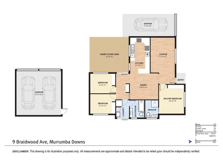 Floorplan of Homely house listing, 9 Braidwood Avenue, Murrumba Downs QLD 4503