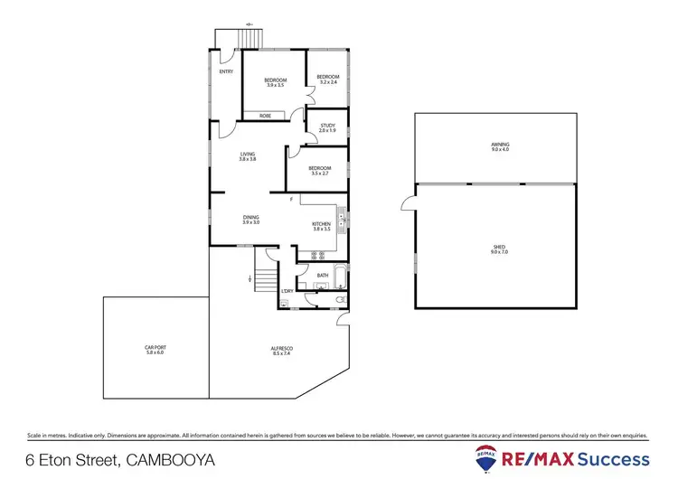 Floorplan of Homely house listing, 6 Eton Street, Cambooya QLD 4358