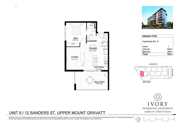 Floorplan of Homely apartment listing, 6/12 Sanders St, Upper Mount Gravatt QLD 4122