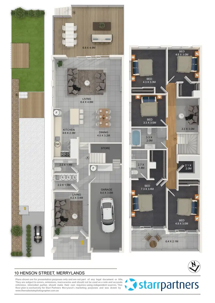 Floorplan of Homely house listing, 10 Henson Street, Merrylands NSW 2160