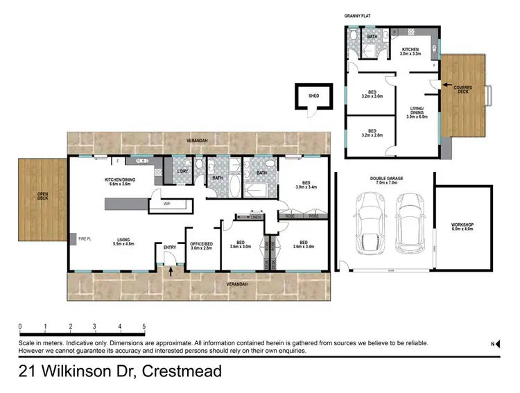 Floorplan of Homely house listing, 21 Wilkinson Drive, Crestmead QLD 4132