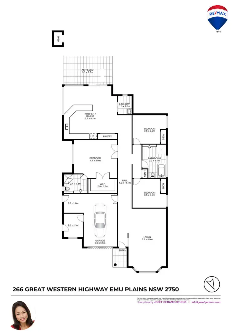 Floorplan of Homely house listing, 266 GREAT WESTERN HIGHWAY, Emu Plains NSW 2750