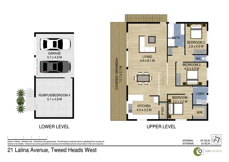 Floorplan of Homely house listing, 21 Lalina Avenue, Tweed Heads West NSW 2485
