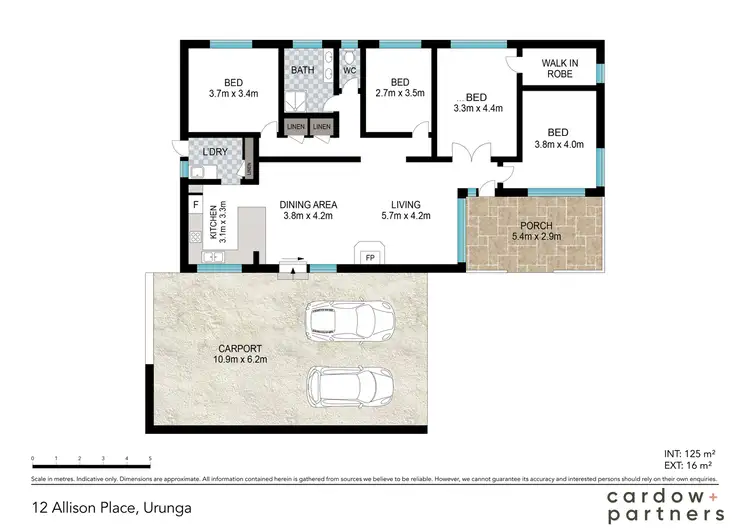 Floorplan of Homely house listing, 12 Allison Place, Urunga NSW 2455