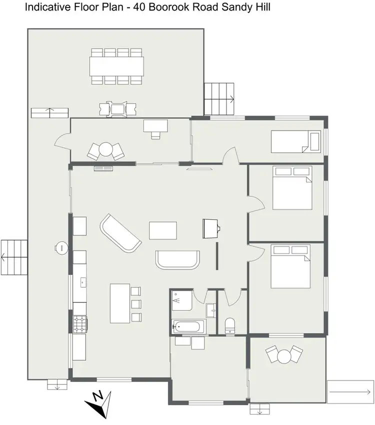 Floorplan of Homely house listing, 40 Boorook Road, Sandy Hill via, Tenterfield NSW 2372