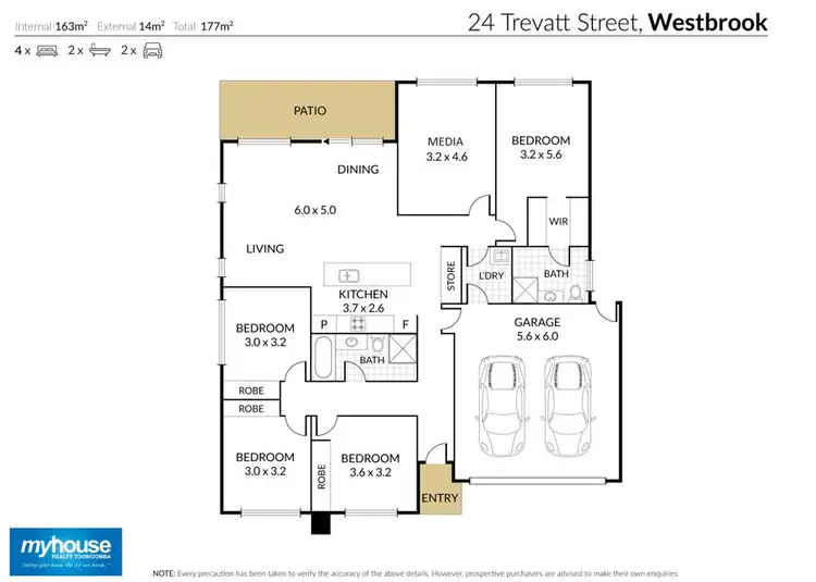Floorplan of Homely house listing, 24 Trevatt Street, Westbrook QLD 4350