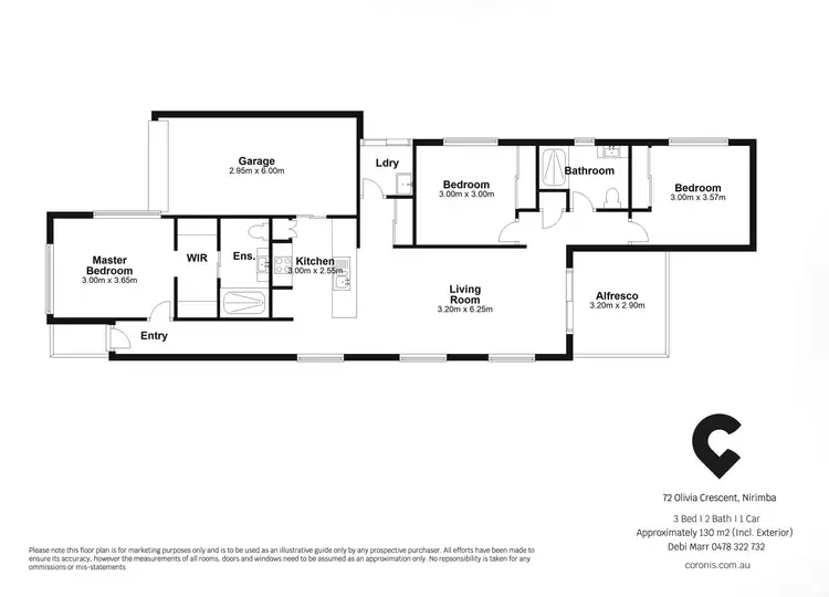 Floorplan of Homely house listing, 72 Olivia Crescent, Nirimba QLD 4551