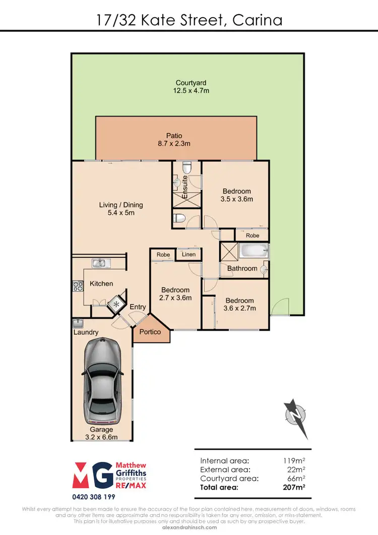 Floorplan of Homely house listing, 17/32 Kate Street, Carina QLD 4152