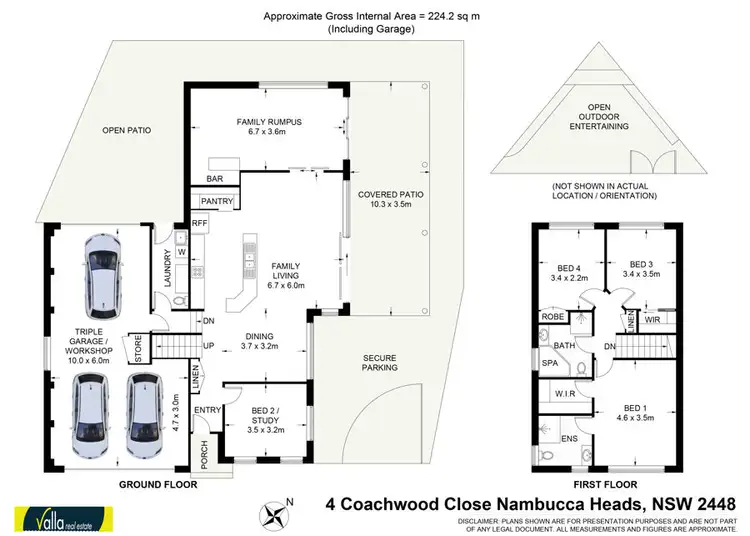 Floorplan of Homely house listing, 4 COACHWOOD CLOSE, Nambucca Heads NSW 2448