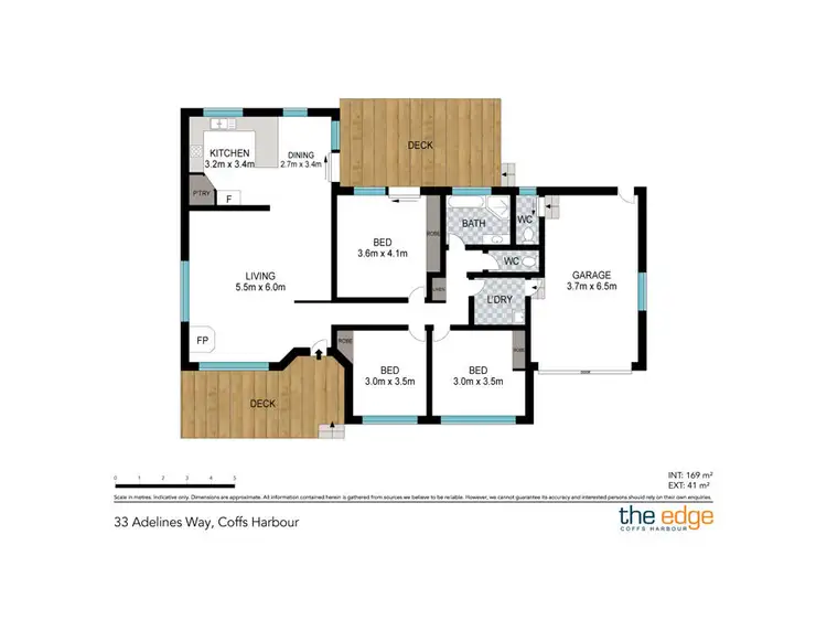 Floorplan of Homely house listing, 33 Adelines Way, Coffs Harbour NSW 2450
