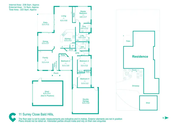 Floorplan of Homely house listing, 11 Surrey Close, Bald Hills QLD 4036