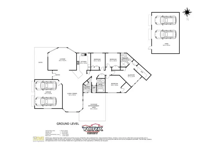 Floorplan of Homely house listing, 16 Ferguson Road, Westbrook QLD 4350