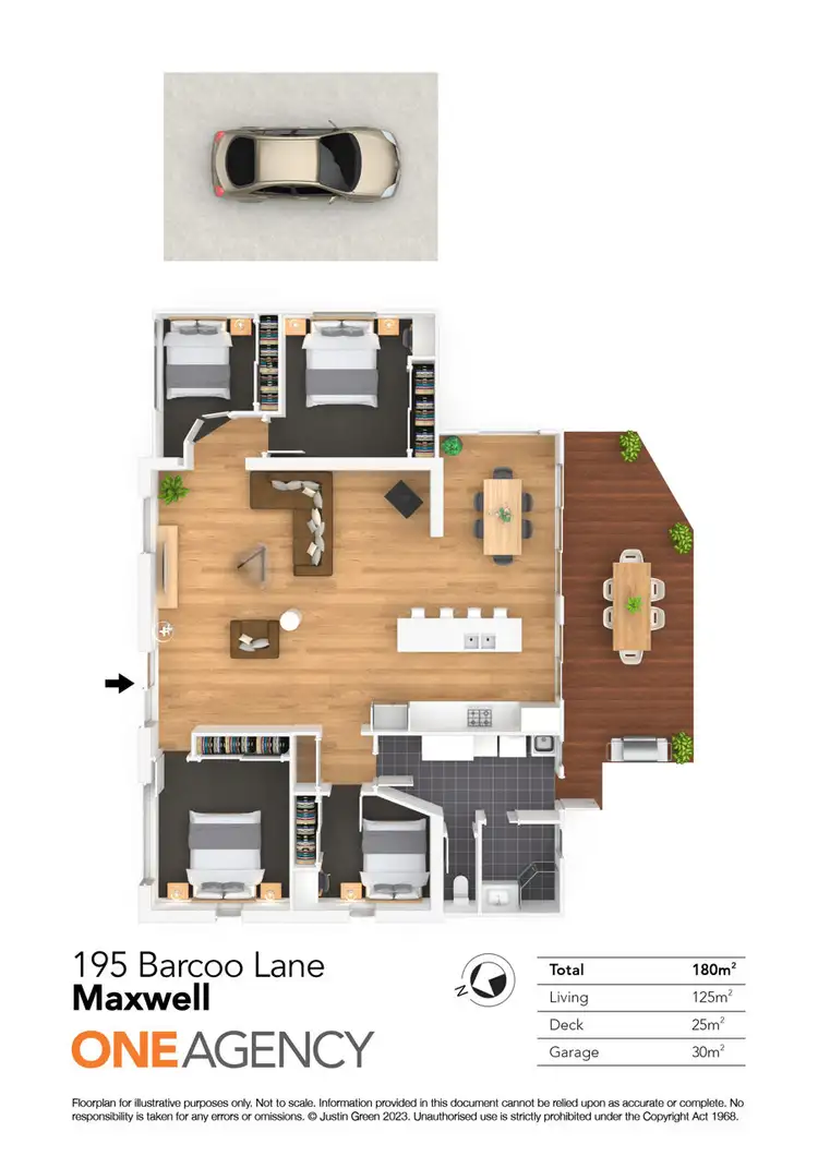 Floorplan of Homely house listing, 195 BARCOO LANE, Maxwell NSW 2650